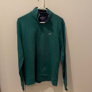 Vineyard vines green long sleeve sweater size M
